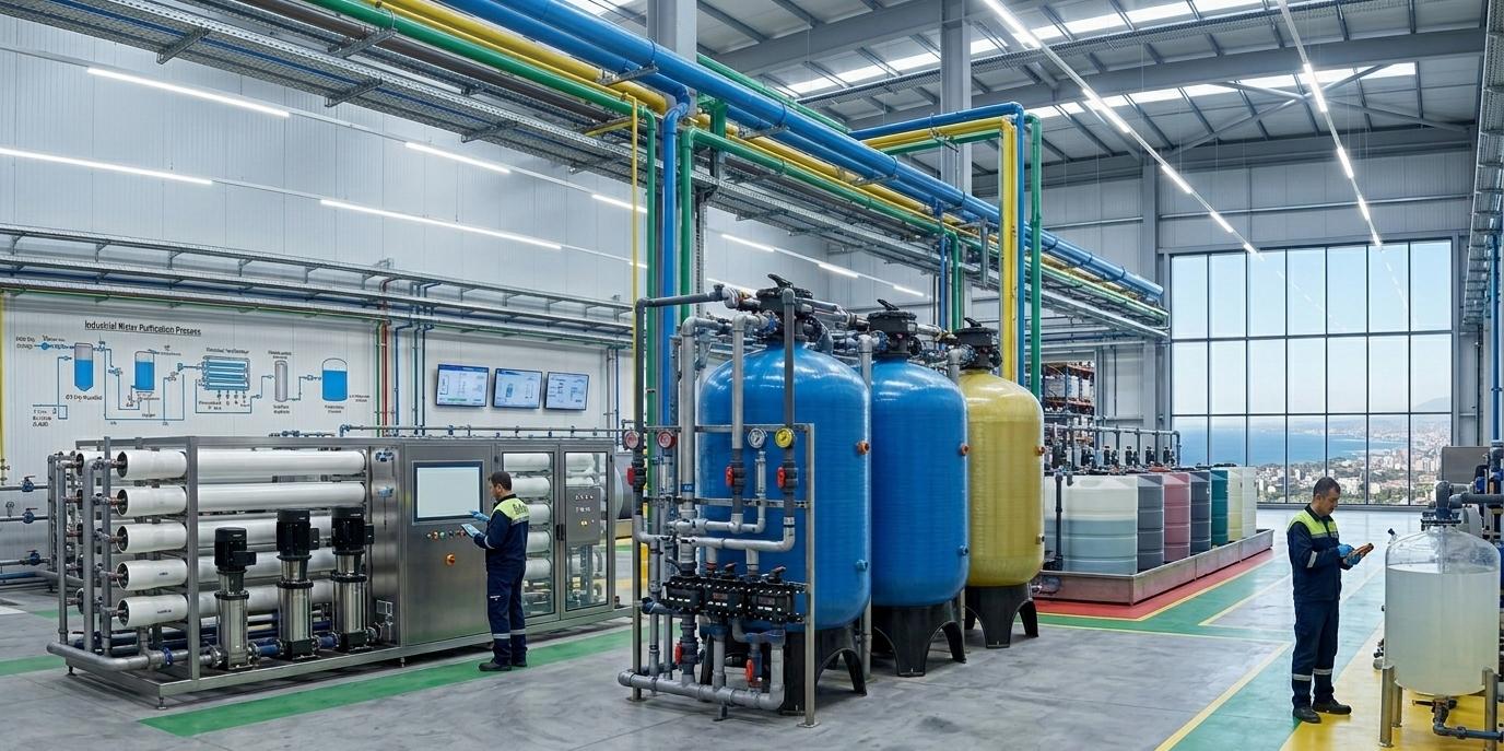 Endüstriyel Su Arıtma Yumuşatma Sistemleri